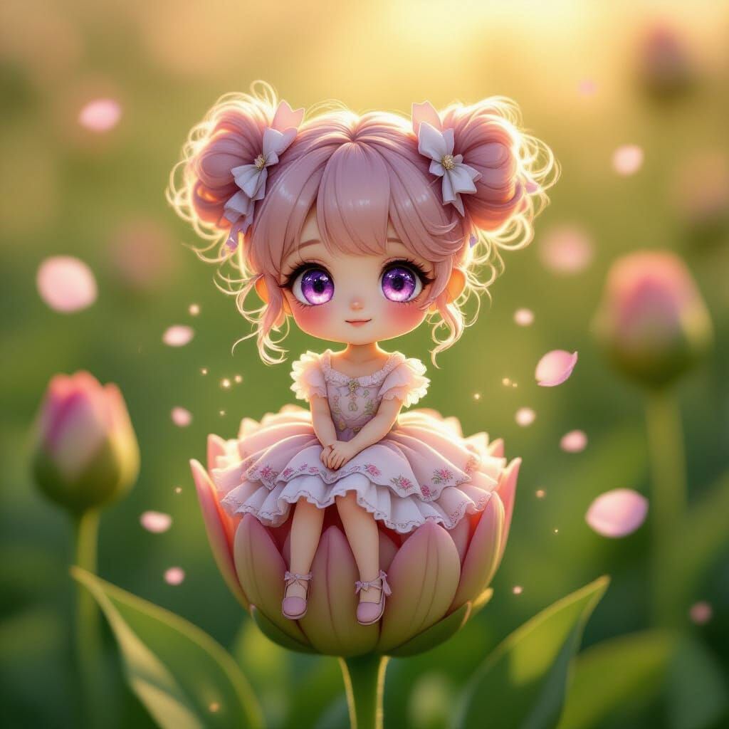 Chibi girl💙☁️