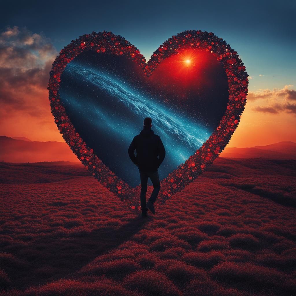 Iconic Music Artist Portrait with Bold Colors