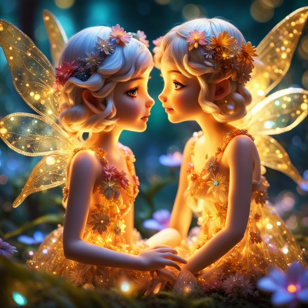 Gem Fairies in Agartha's Magical Forest