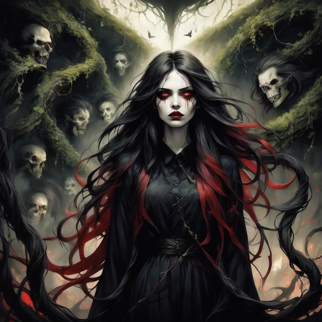 Nightmare Vines: Dark and Scary Beauty