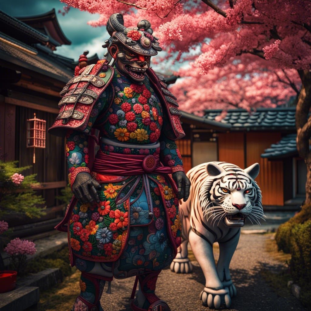 Oni With Tiger