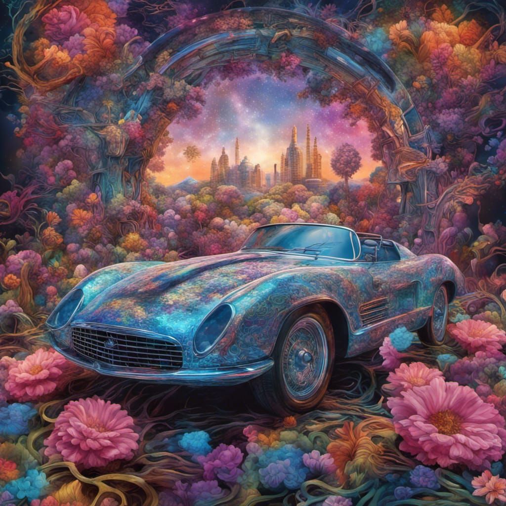 Time Traveling Car (Runs on flower & seed oil)