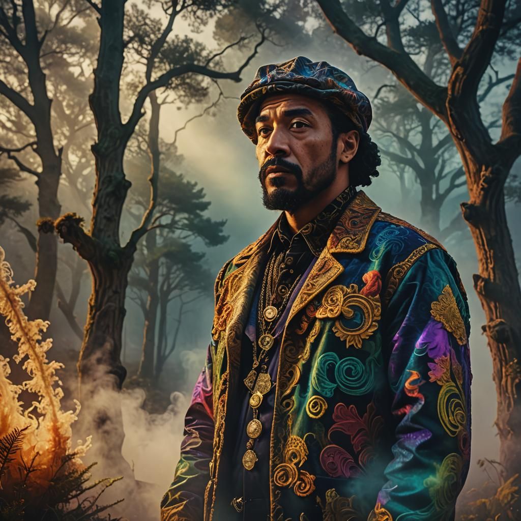 Poet in Psychedelic Cypress Hill Atmosphere