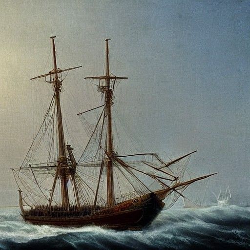 Sailing Ship Fashioned From Ancient Oak
