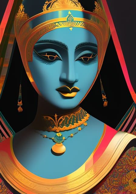 Indian Culture: Five Women in Holographic Digital Art