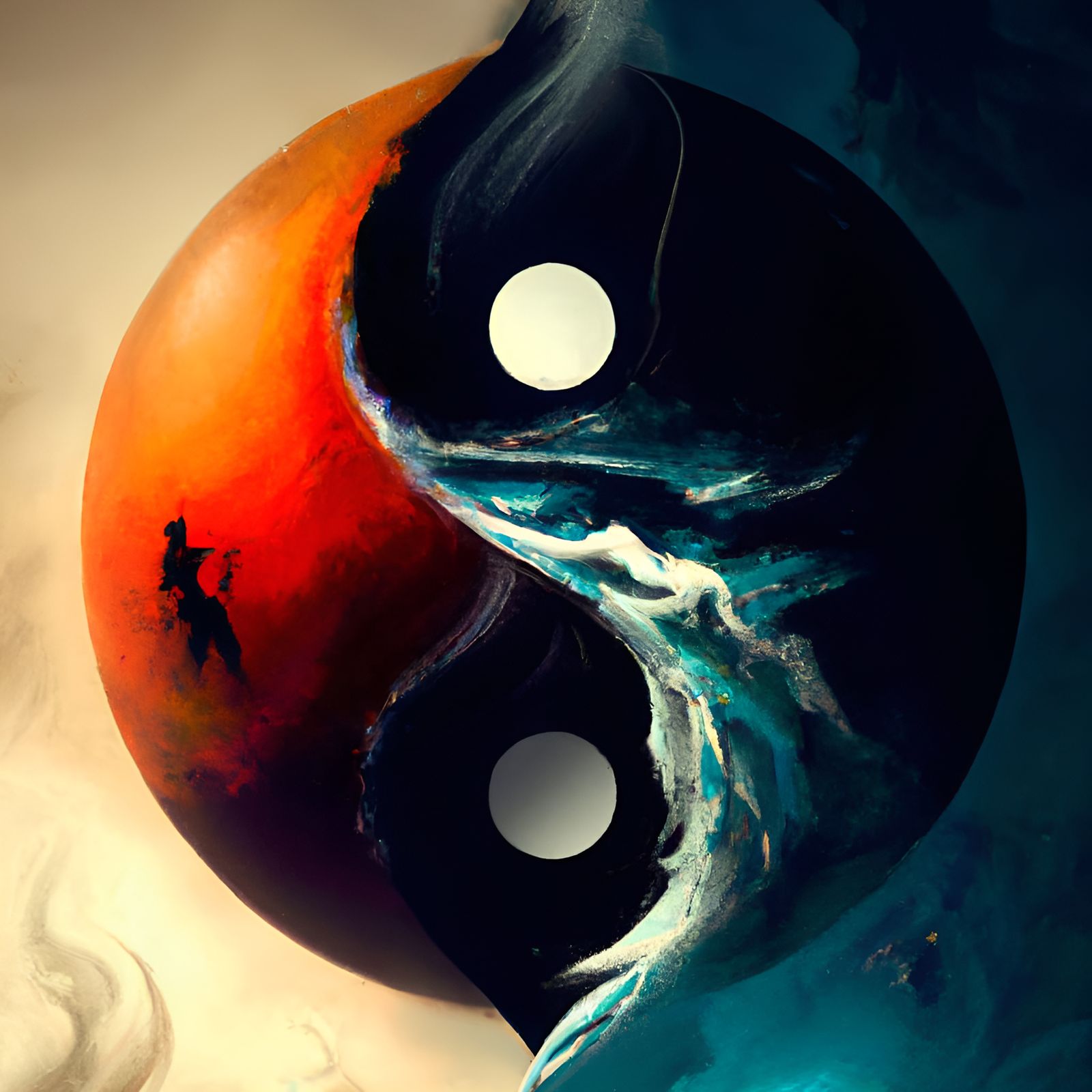 Terrifyingly Beautiful Yin and Yang Art