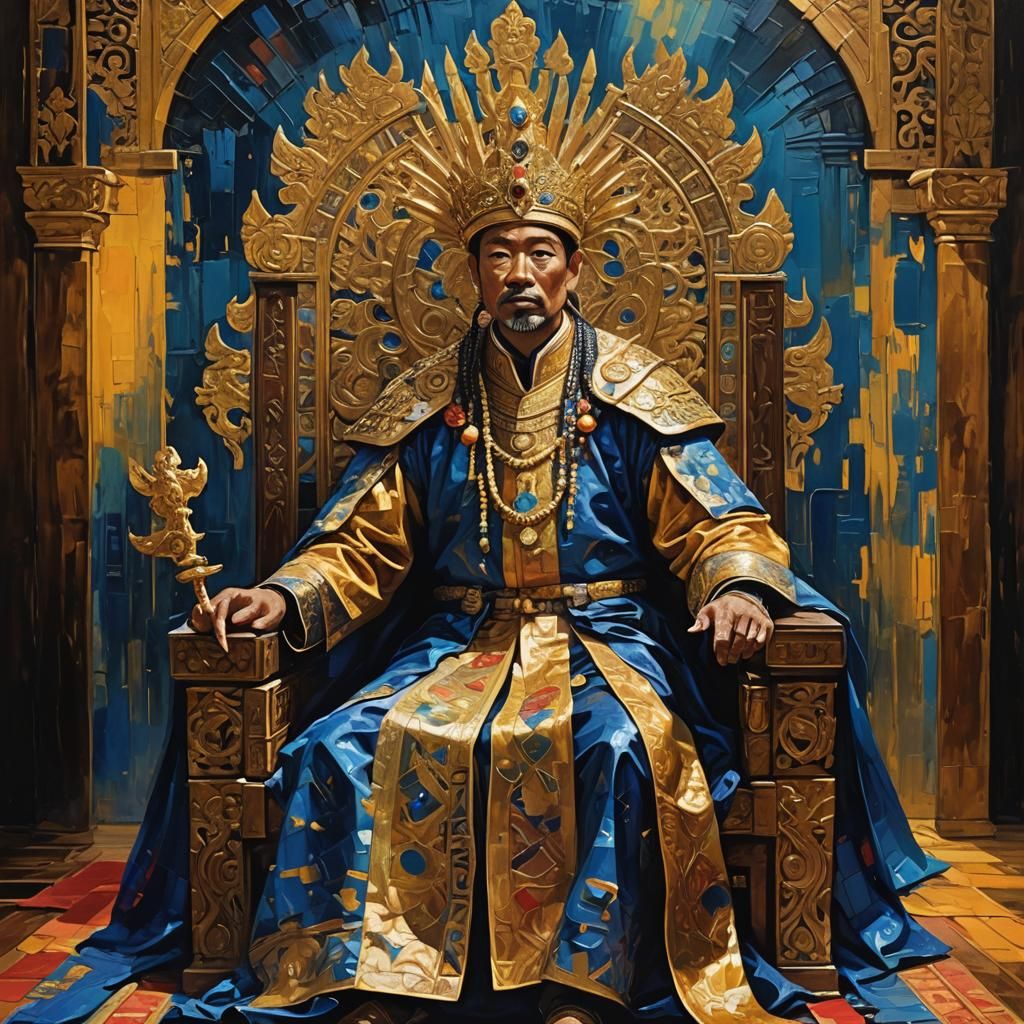 Nobleman Portrait in Expressionist Style