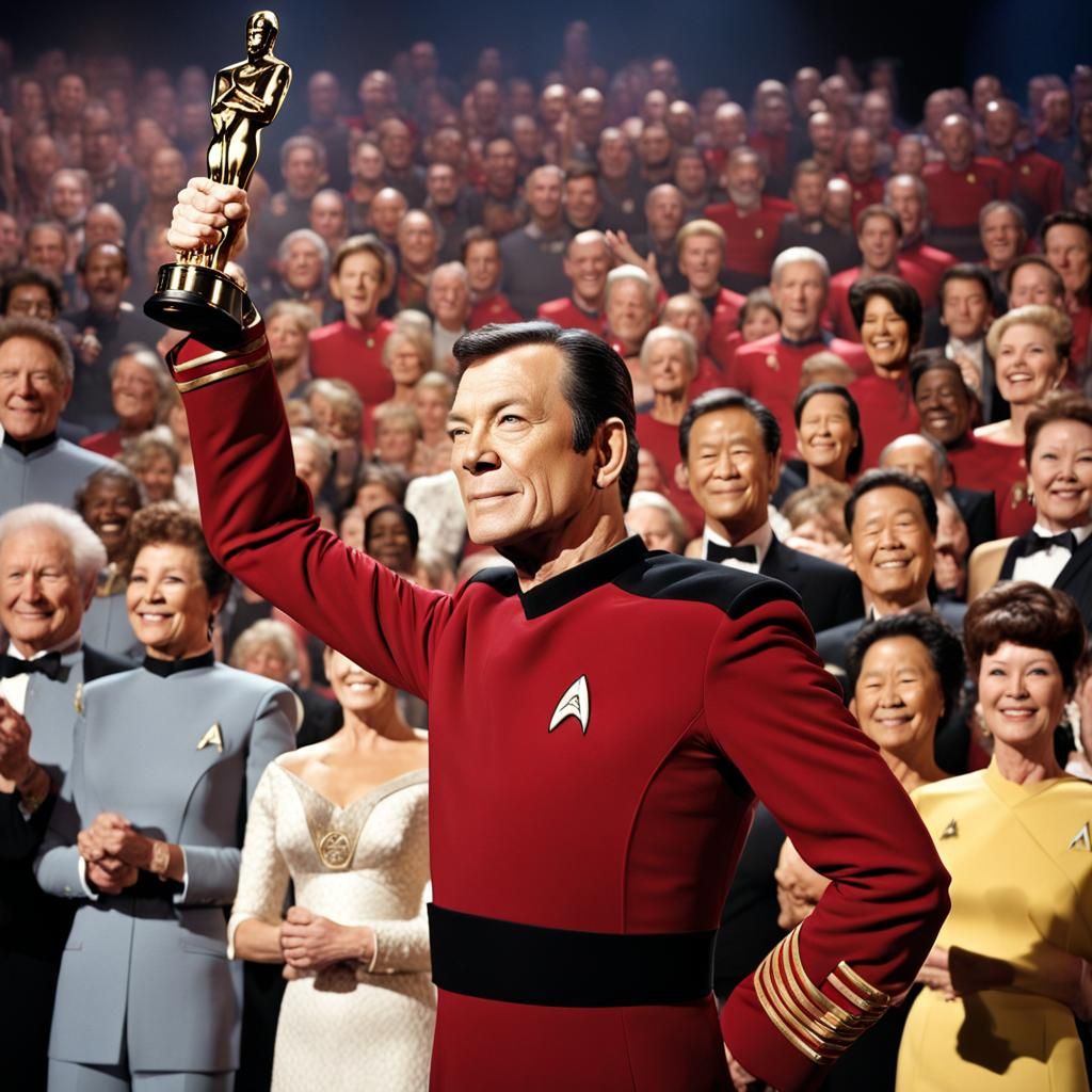 Star Trek Officer Wins Oscar in Dramatic Scene