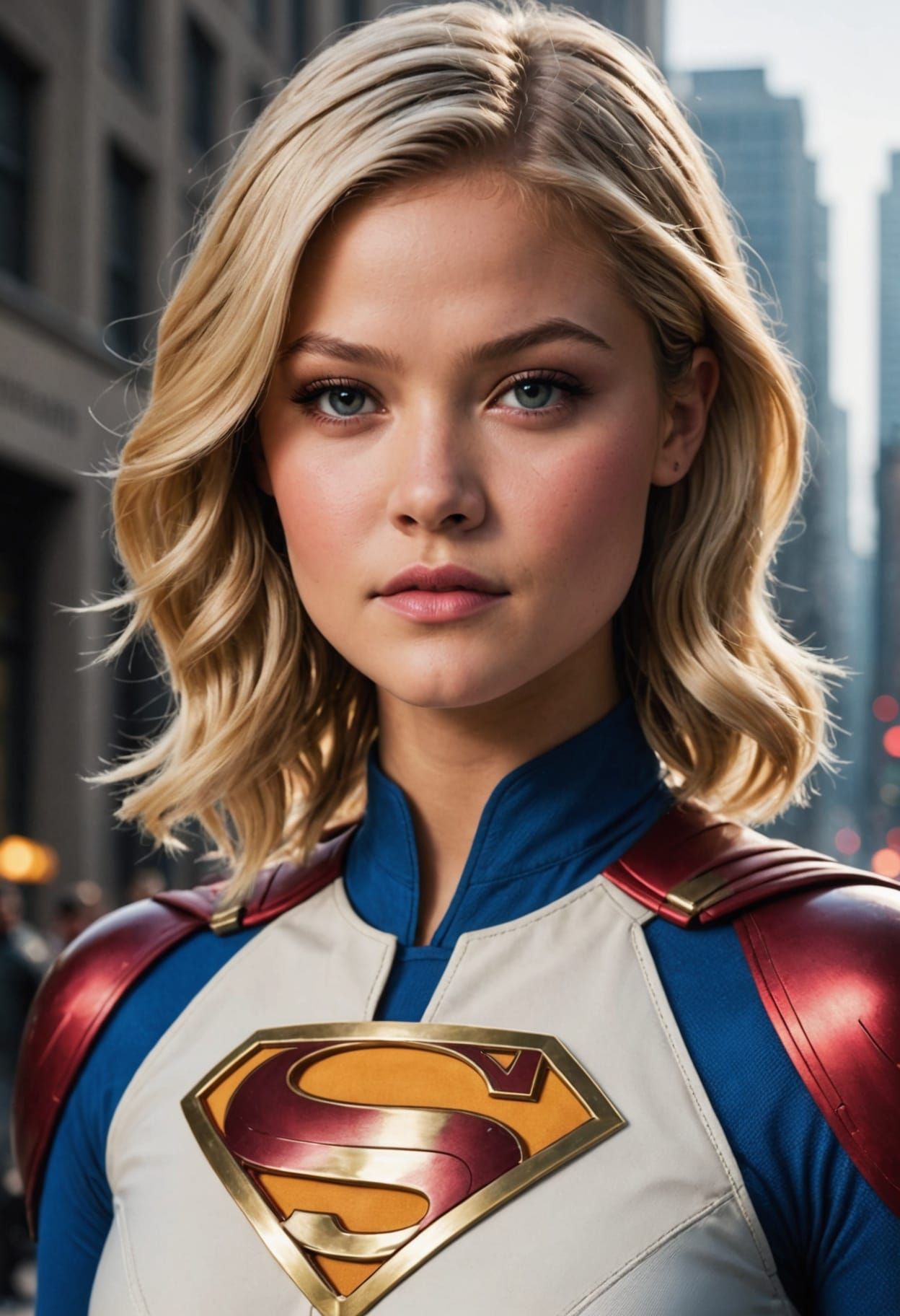 Olivia Holt as Power Girl in Cinematic Kryptonian Superheroi...