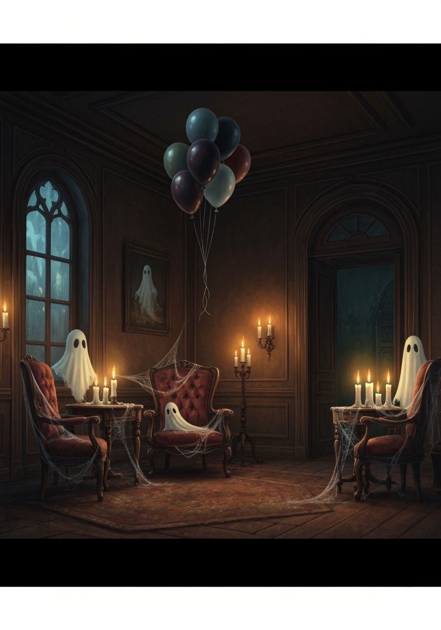 Haunted Mansion Birthday Party in Gothic Style