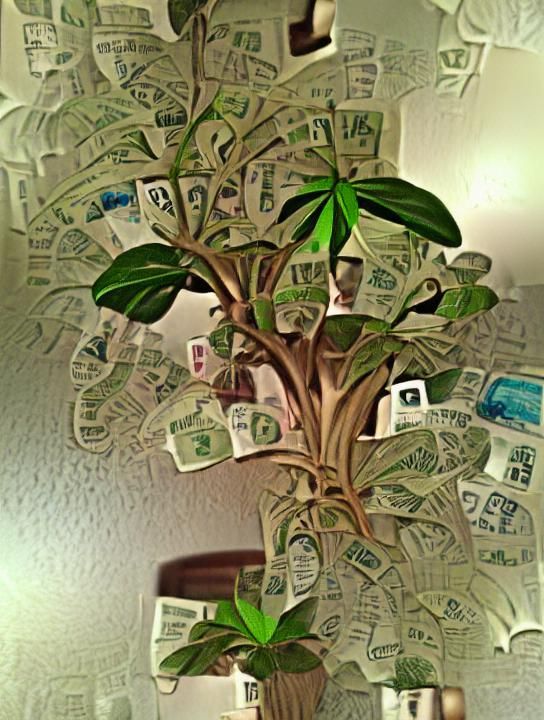 Money Tree Conceptual Digital Art