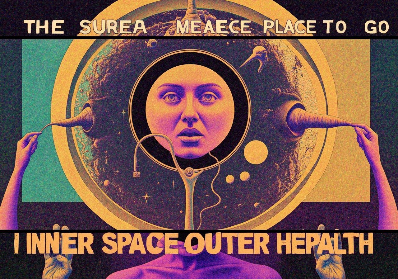 Surreal Psychedelic Art Exploring Inner and Outer Space