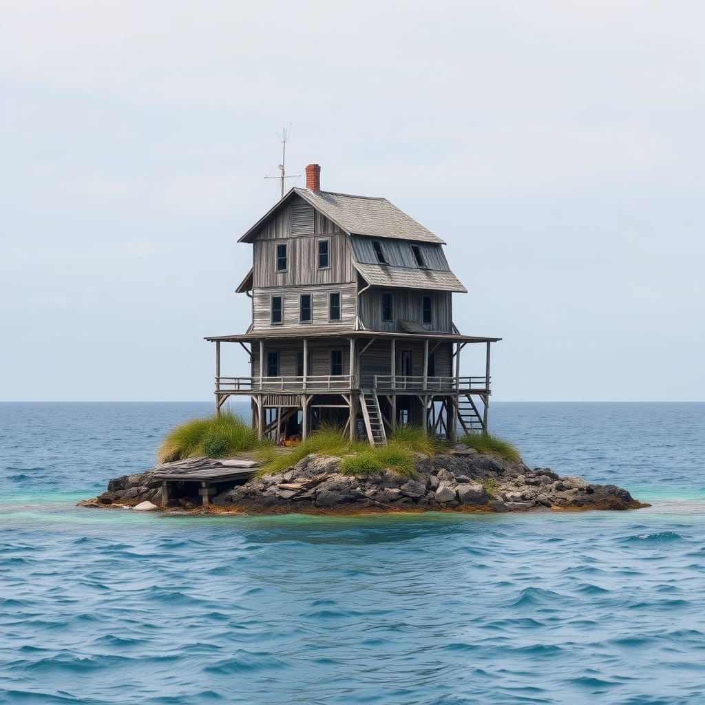 Isolated Oceanic Cottage