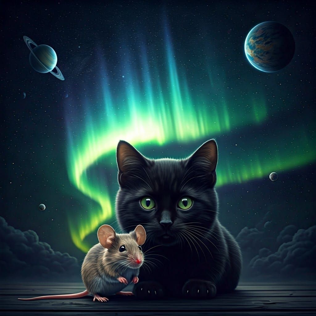 Mouse and Cat on Friday the 13th