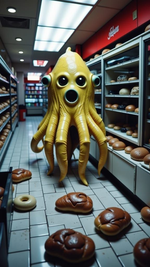 Eldritch Lemon God in Grocery Store