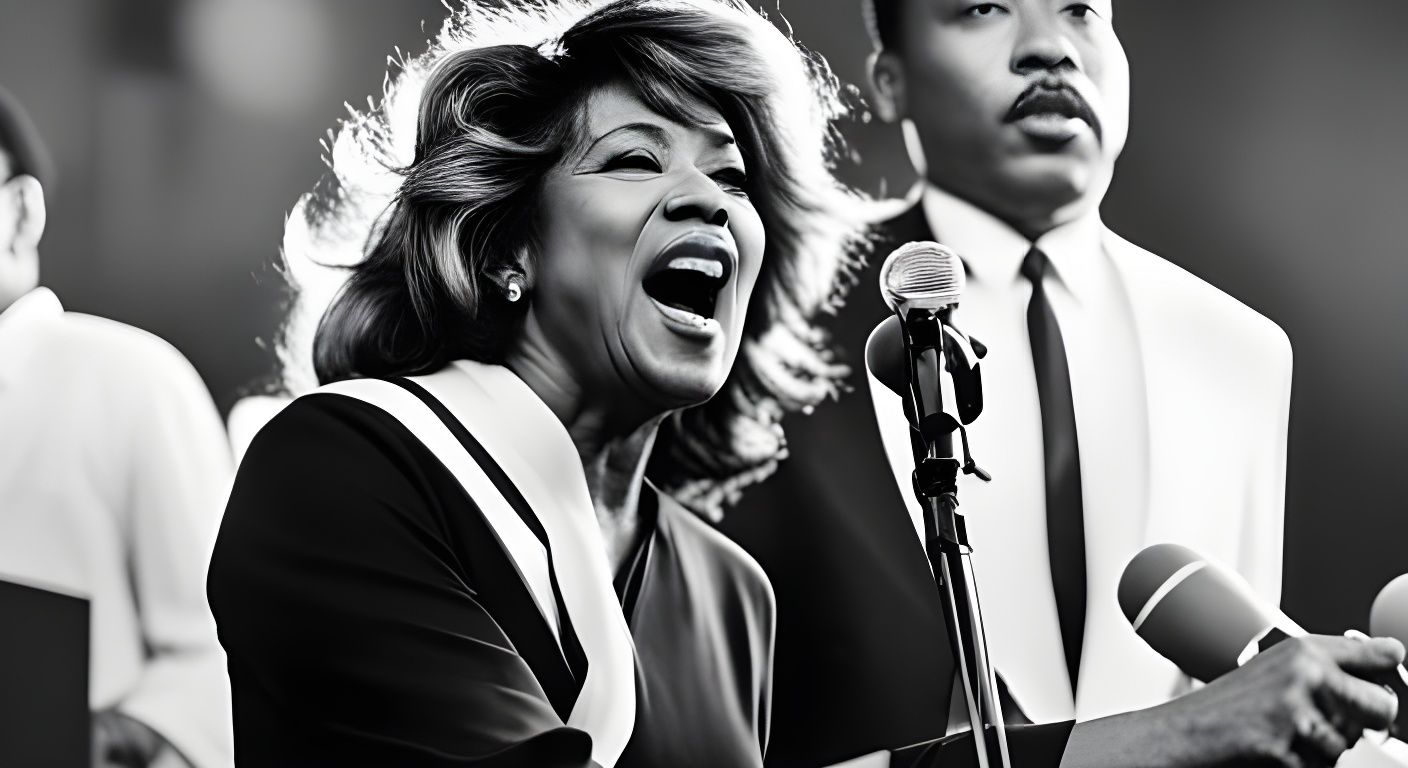 Tina Turner and MLK in Heaven Portrait