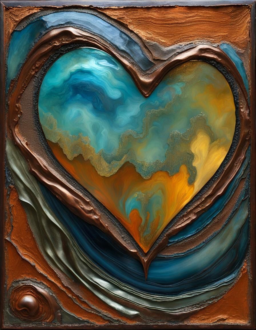 Expressive Muslin Face in Vintage Surrealism