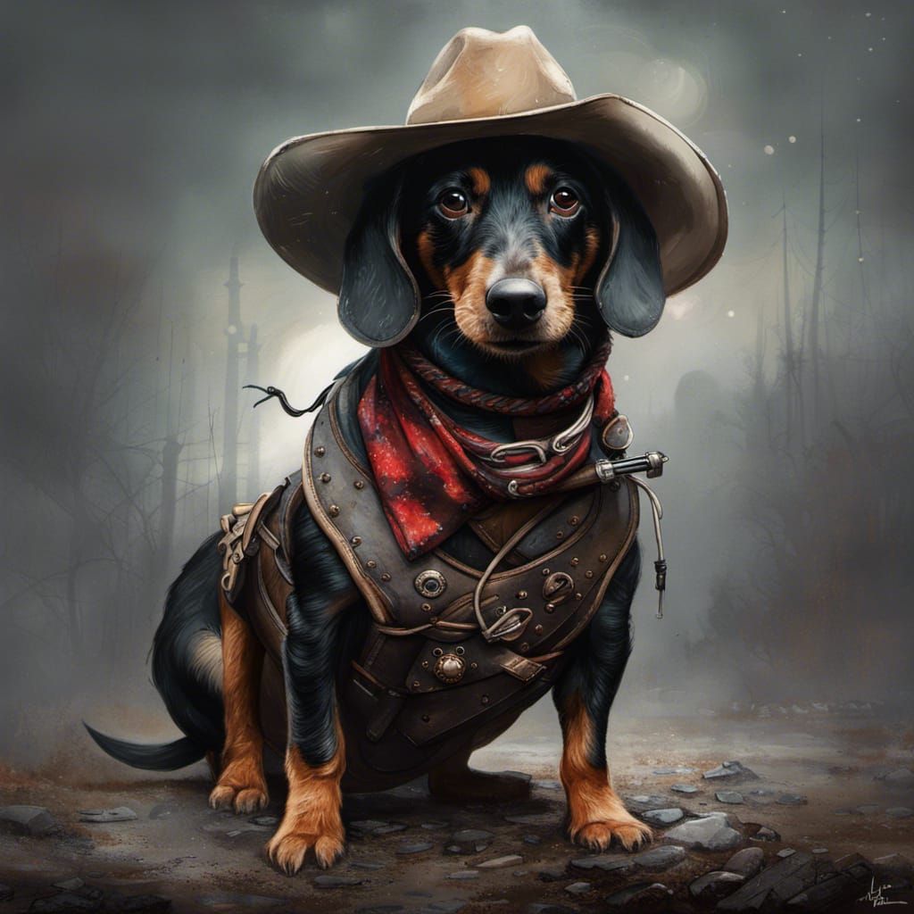 Rescue dog Cowdy here