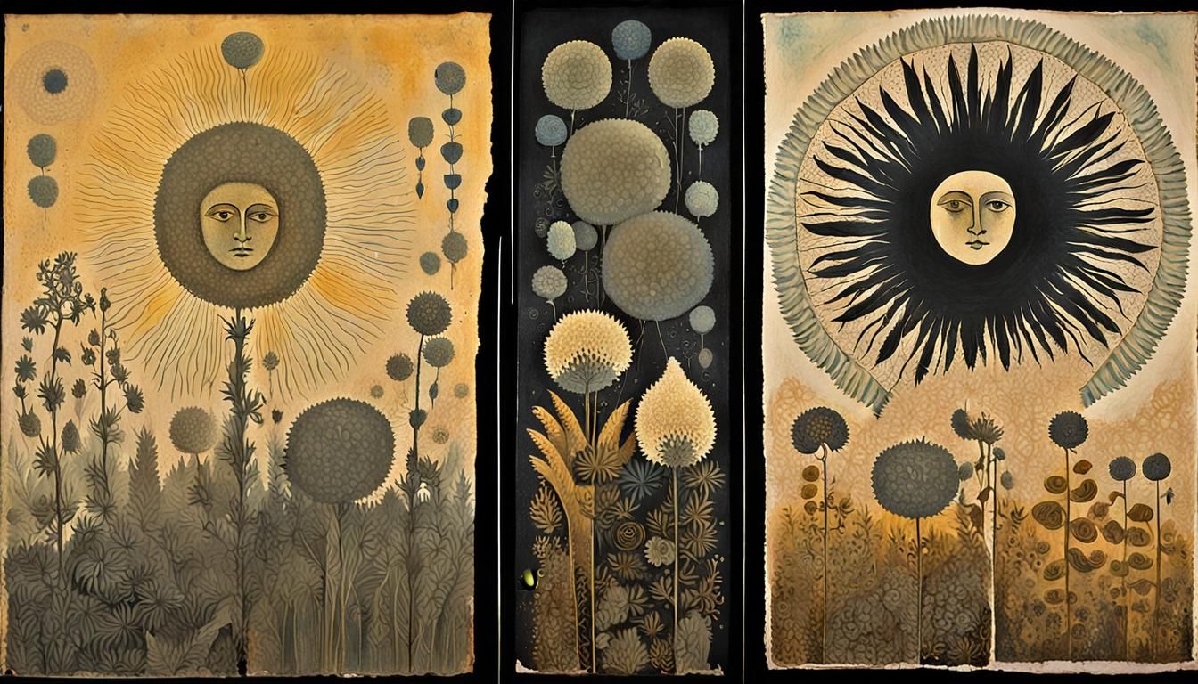 Floramorn triptych iii
