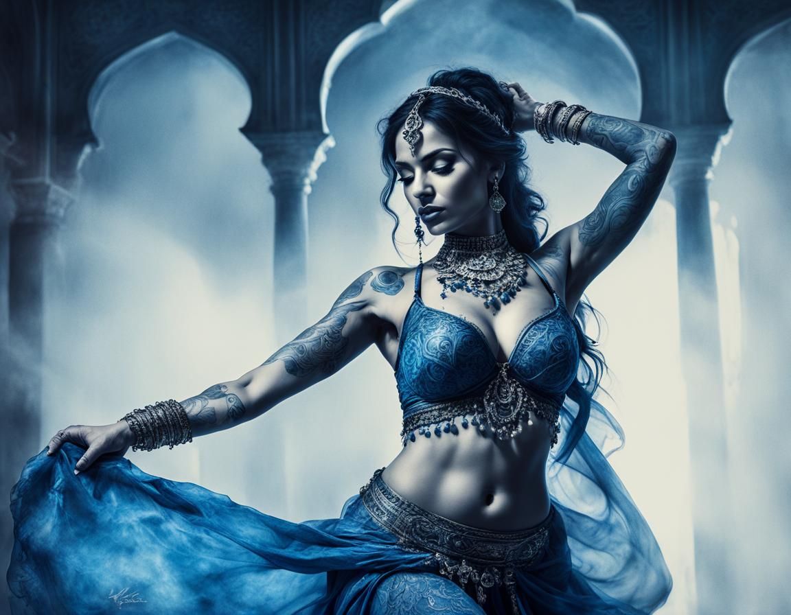 Dance Of The Seven Veils - In Blue