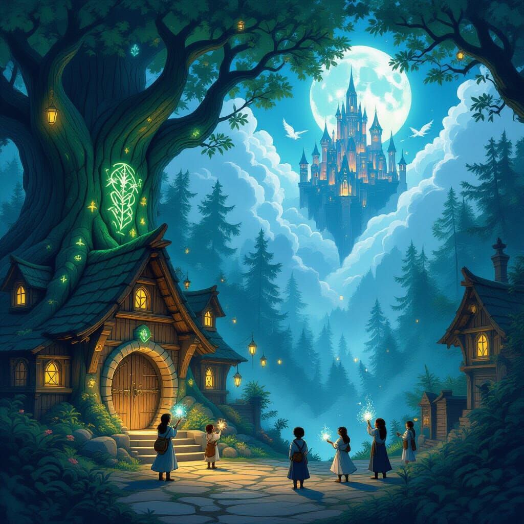 “An enchanted world where pure magic shapes every corner