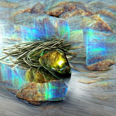 Iridescent Labradorite Gemstone in 8K Resolution