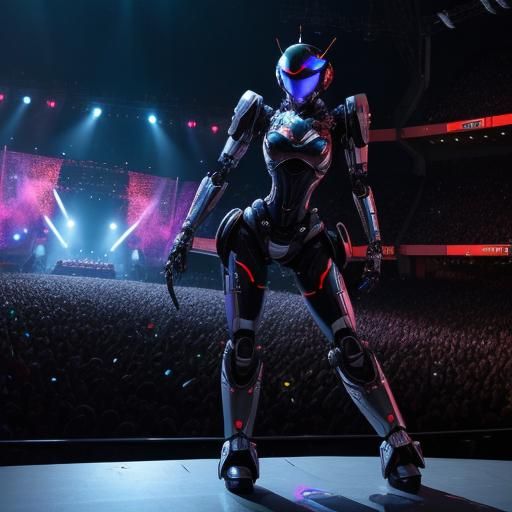 Robots Perform on Stage: Hyperrealistic Concert