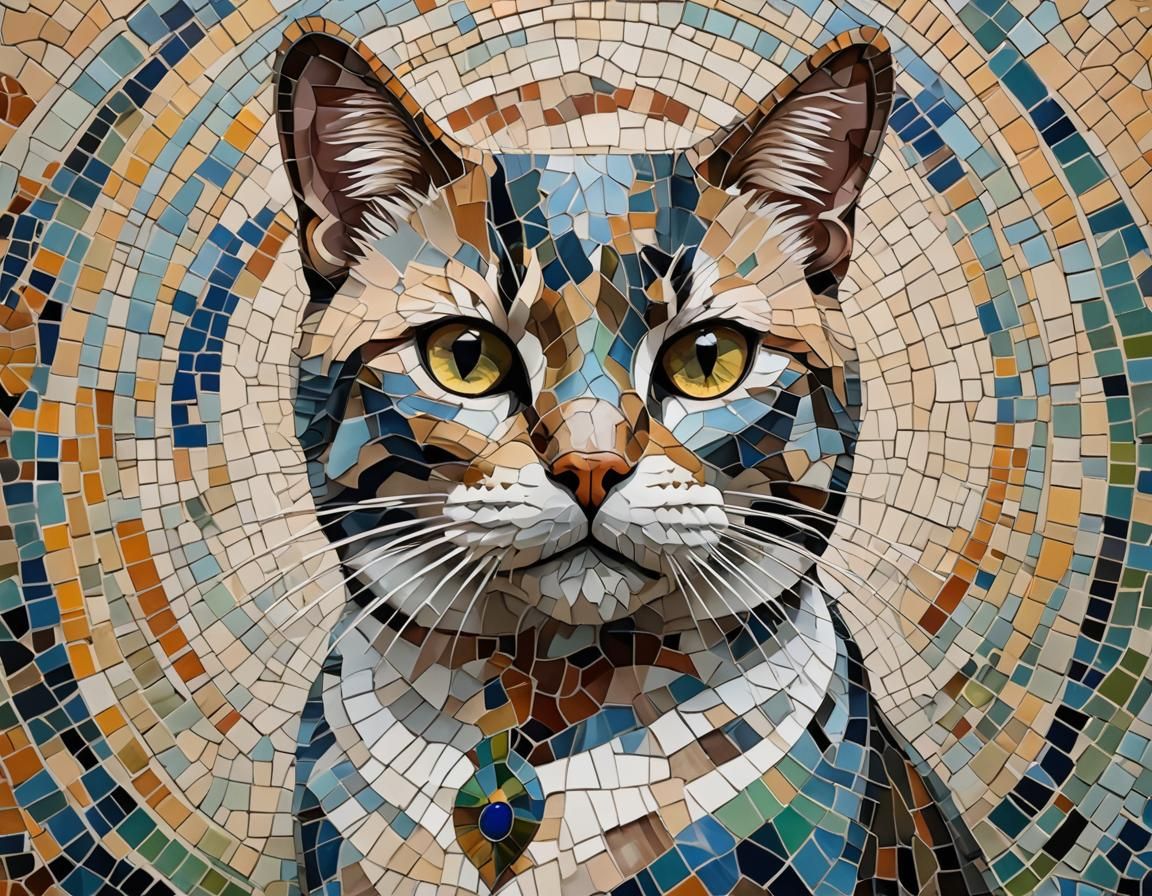 Cat mosaic