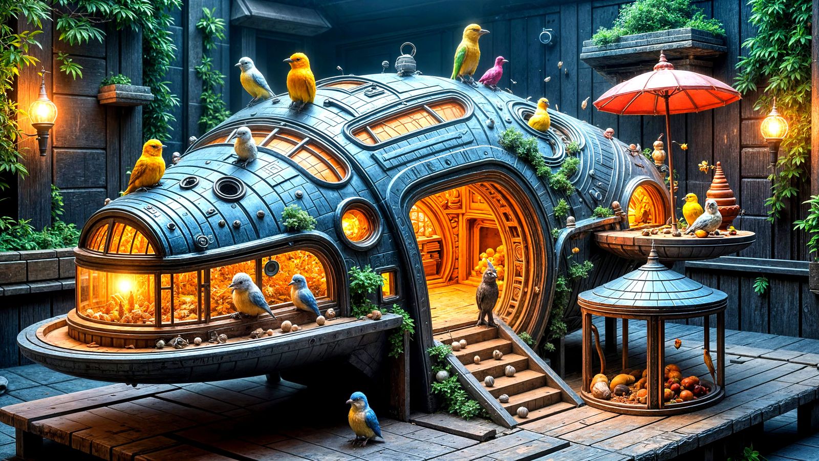 Deluxe Bird Condo...