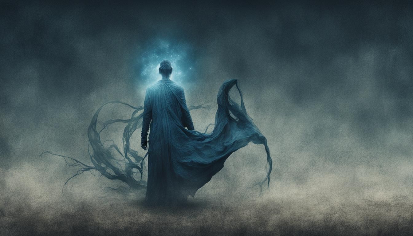 Mysterious Figure in Dark Fantasy