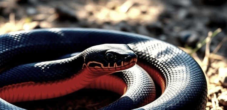The red-bellied black snake is one of the most frequently seen Australian snakes