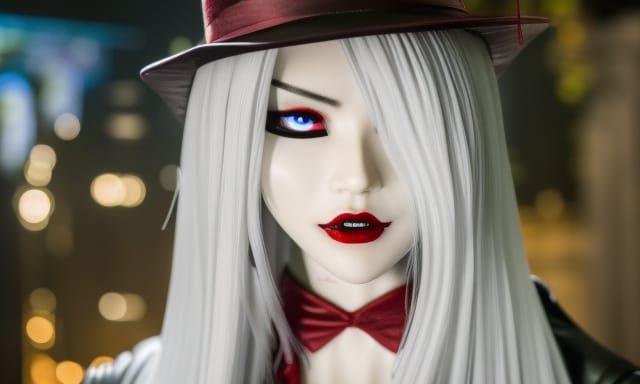 Moka Akashiya Vampire in Cinematic Photo