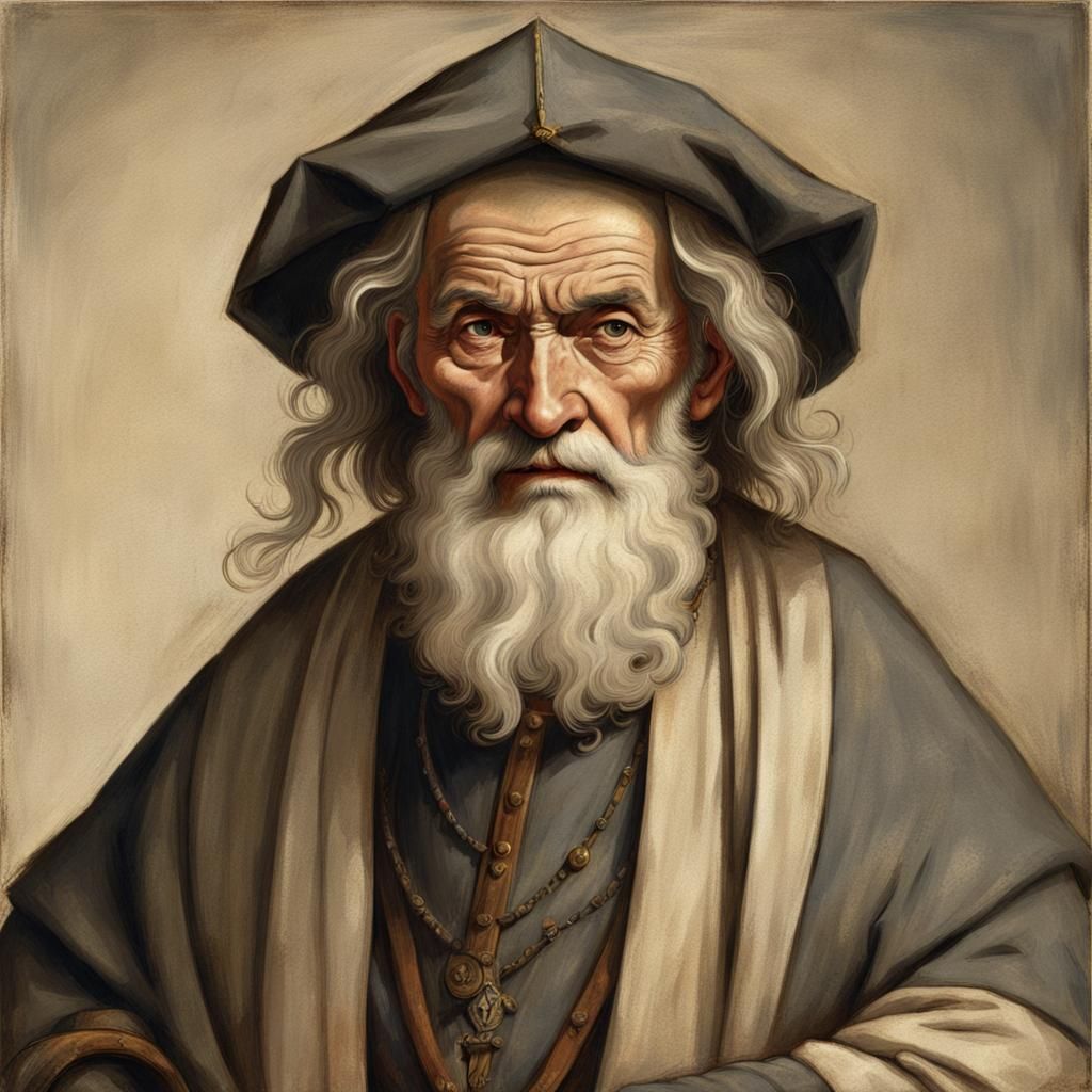 Medieval Elderly Man