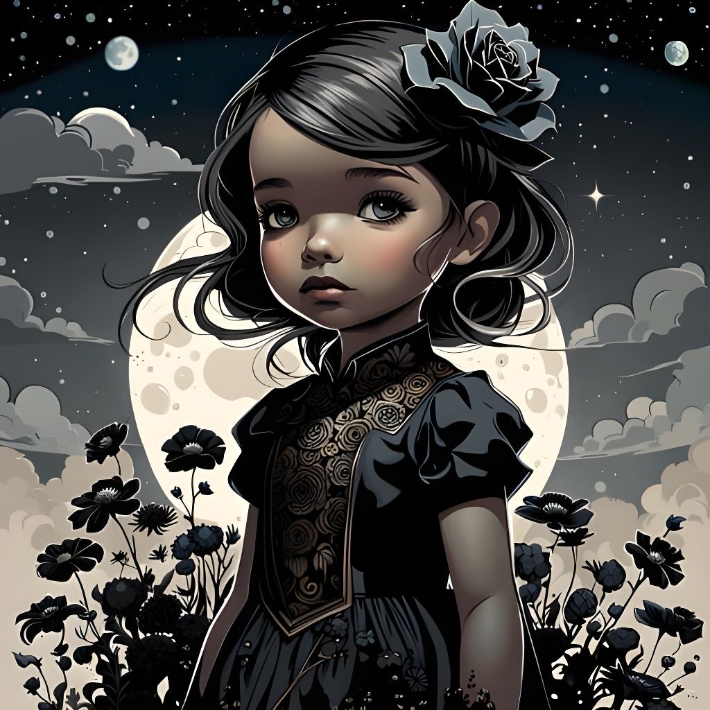 Abstract AI Image: Visualizing Mourning