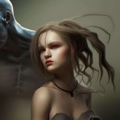 Epic Battle: Demon Versus Angel in High Detail