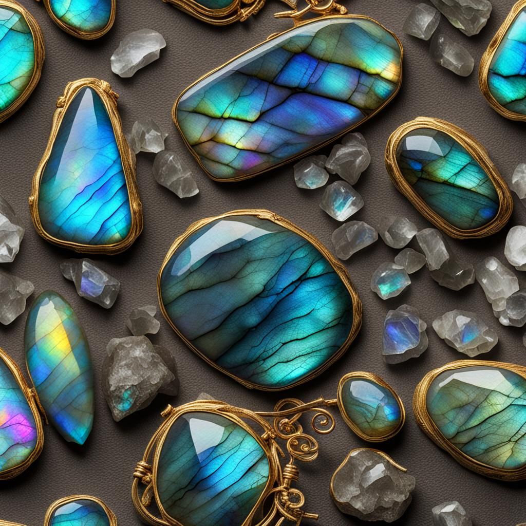 Vibrant Iridescent Colors Like Labradorite