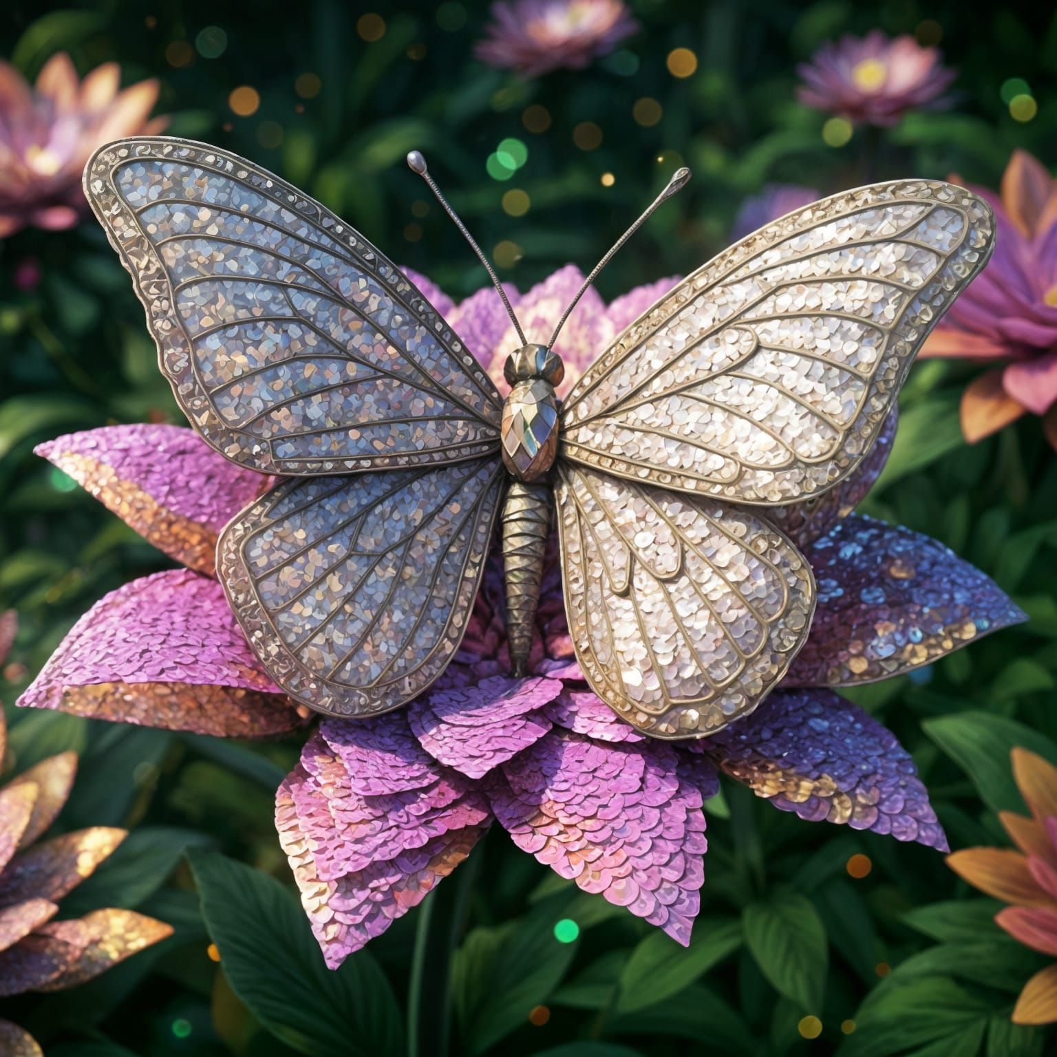 Sequined Butterfly