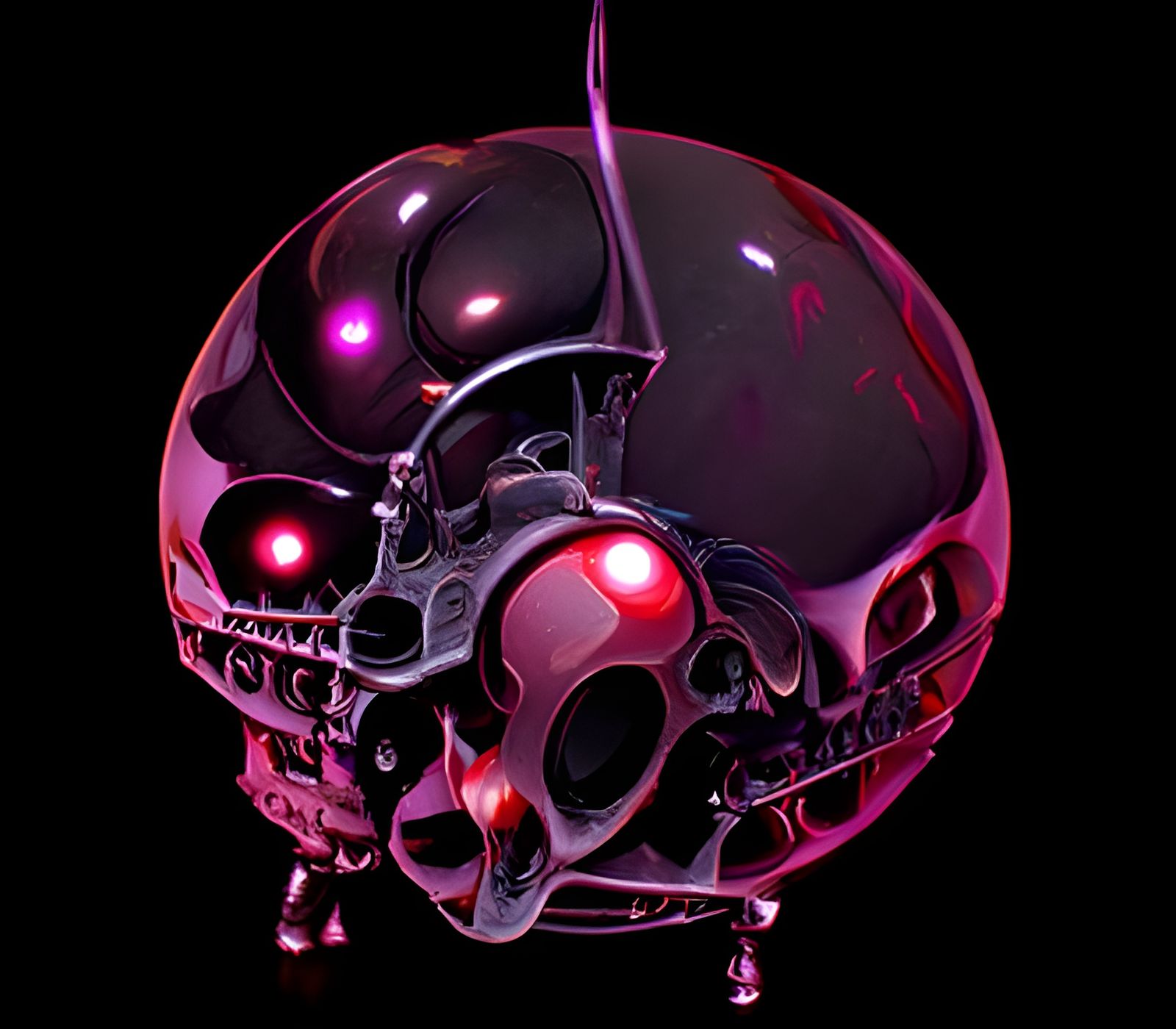 Evil Skeleton in Frazetta Style Mech