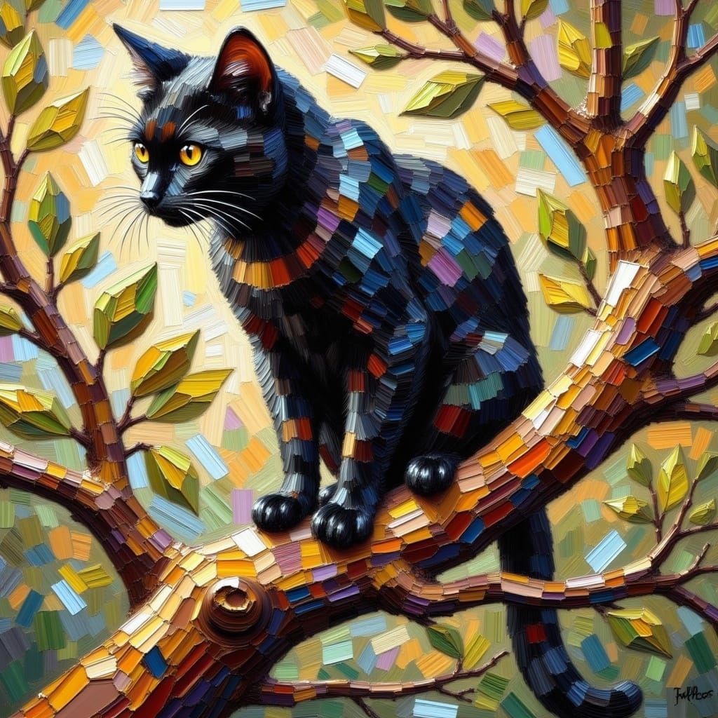 Impasto Cat