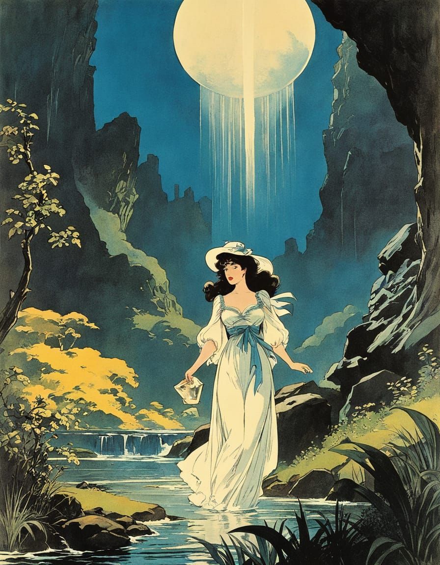 ephemera, satiny, expressive linework