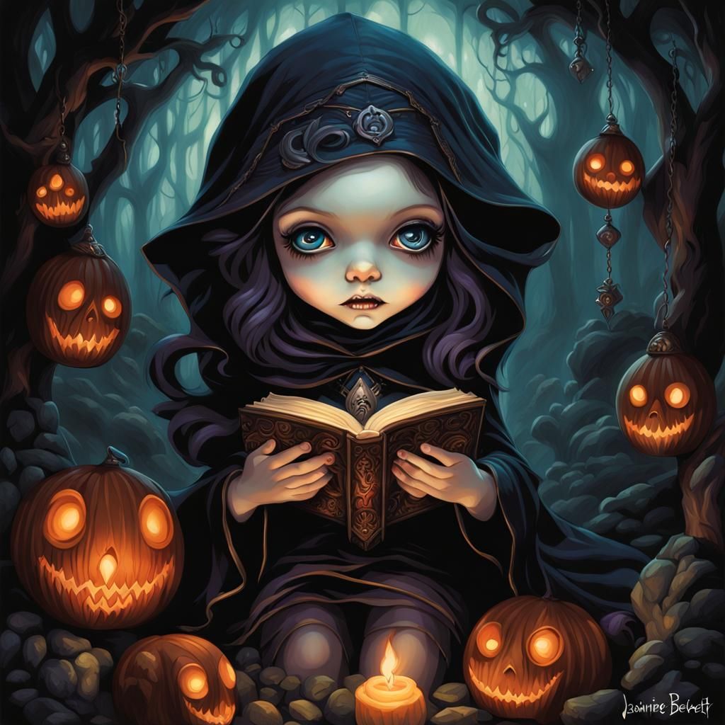 Grimdark Scene in Gothic Fantasy Style