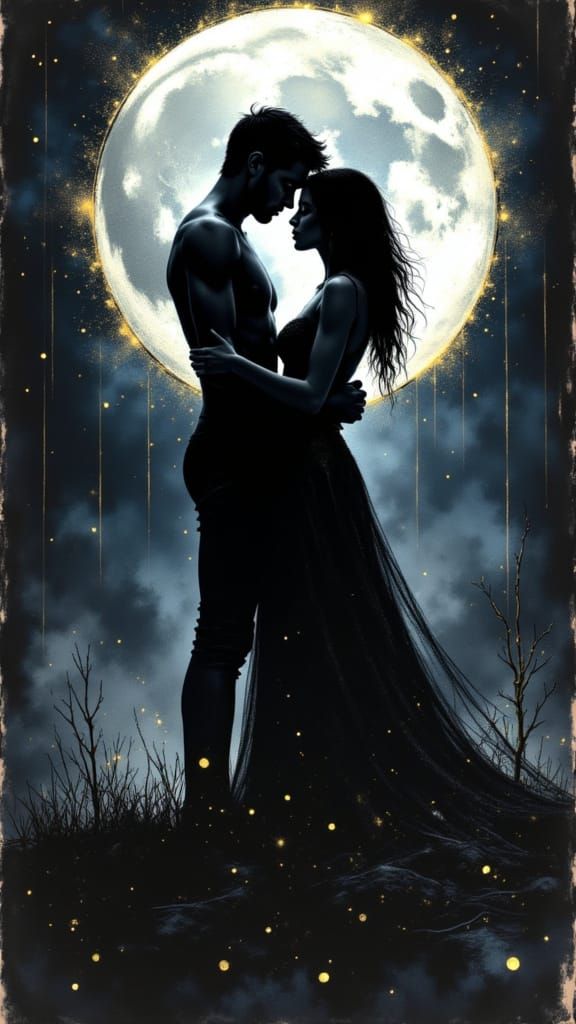 Ethereal Bride in Ancient Gold Aesthetic