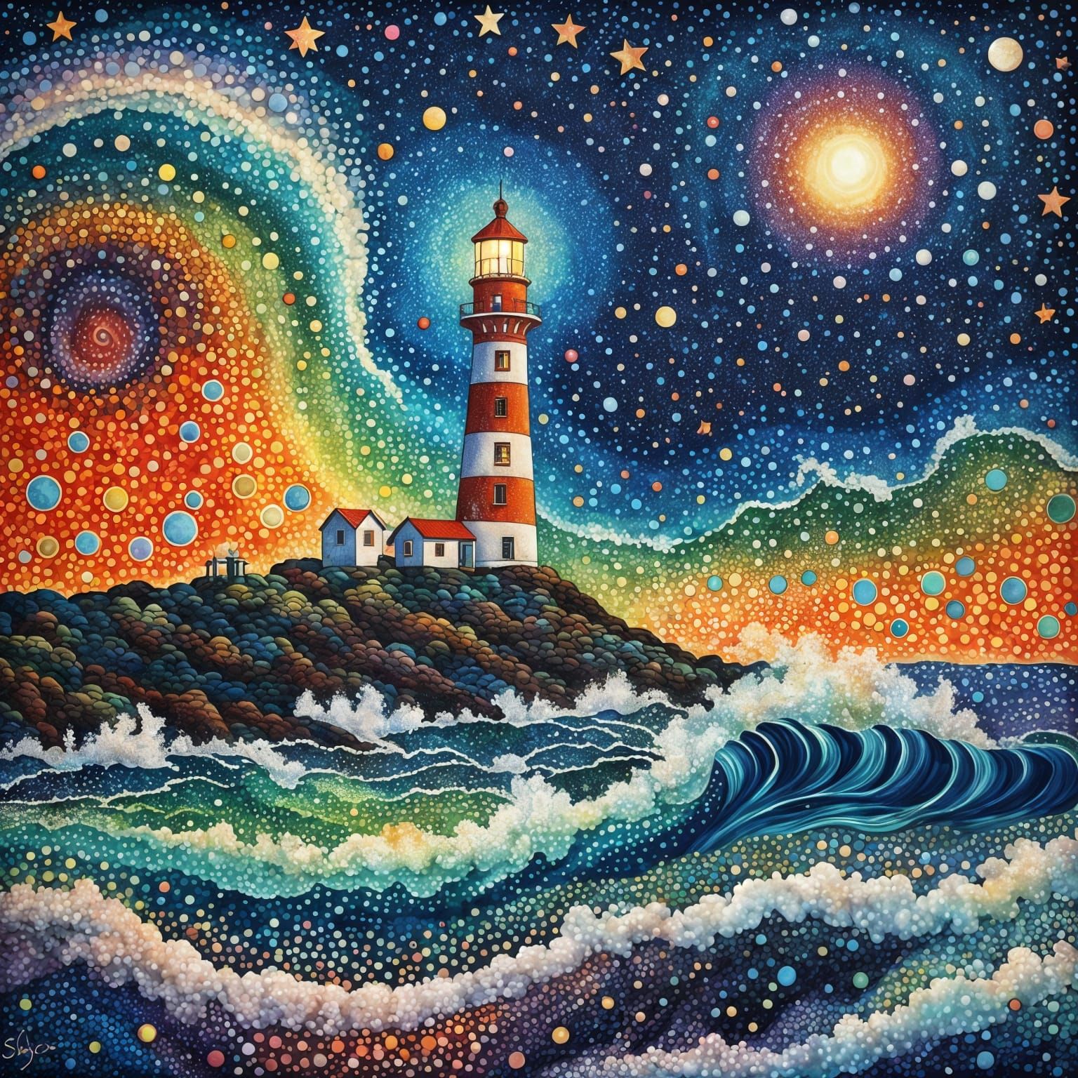 Polka Dots Lighthouse