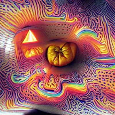 Psychedelic Pumpkin Art