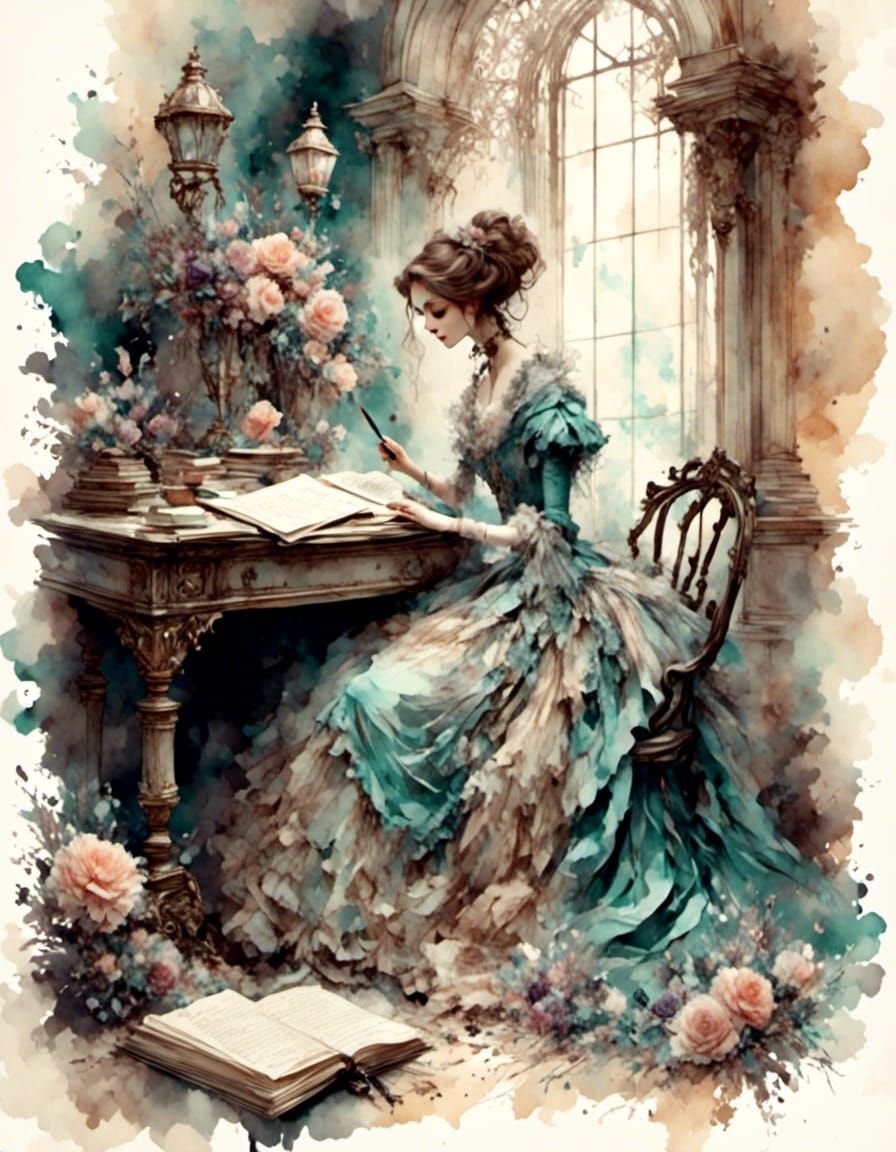 Visions of Yesterday, Nostalgia My <lora:Antique Watercolor:...