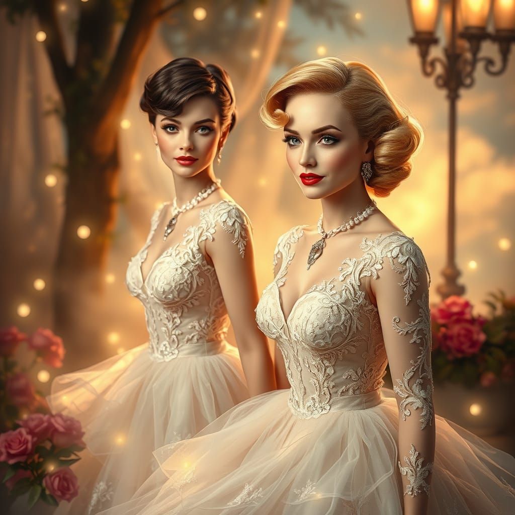 Luxurious Dolls Create Enchanting Chiclet Bubble in Ethereal...