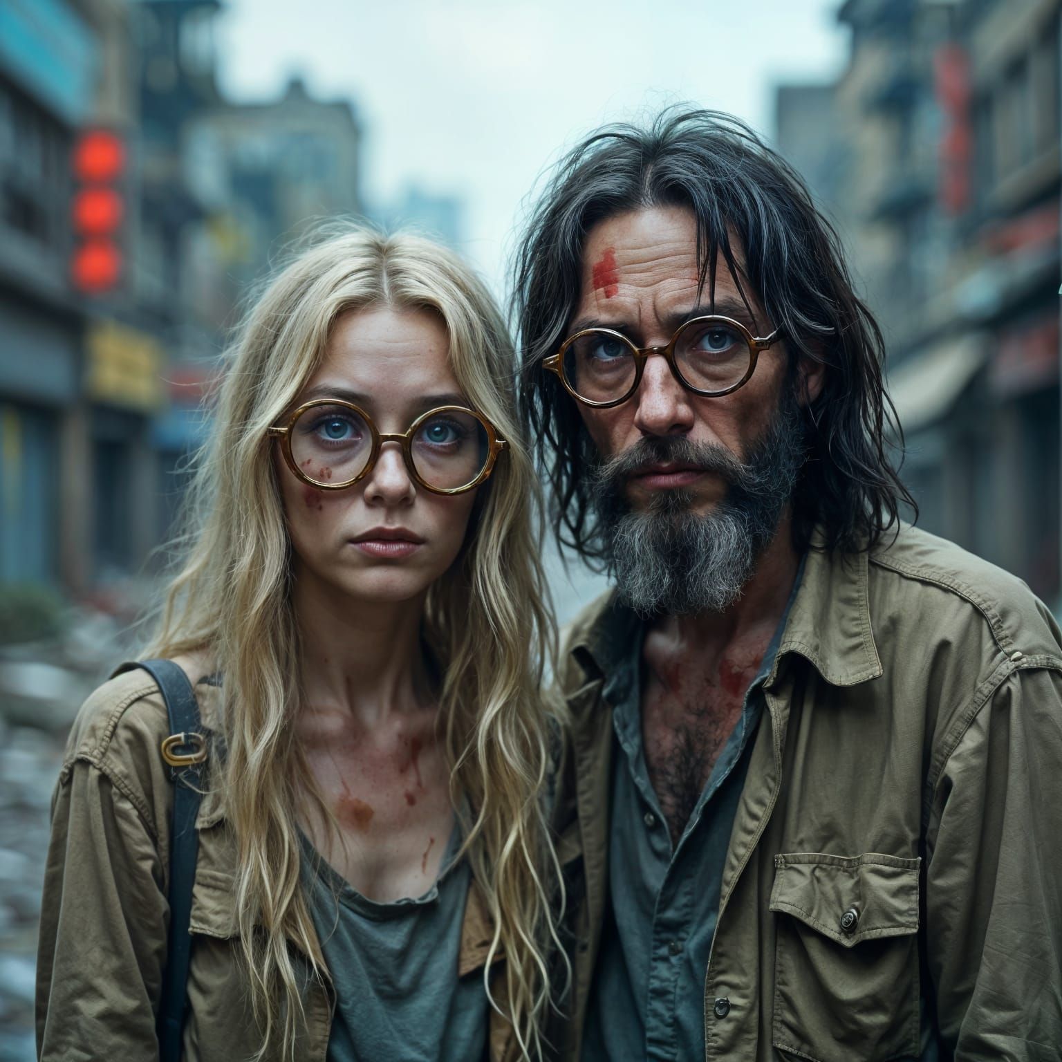 Rescued Couple in Earthquake Aftermath