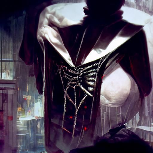 Sinister Corset Man in Lingerie