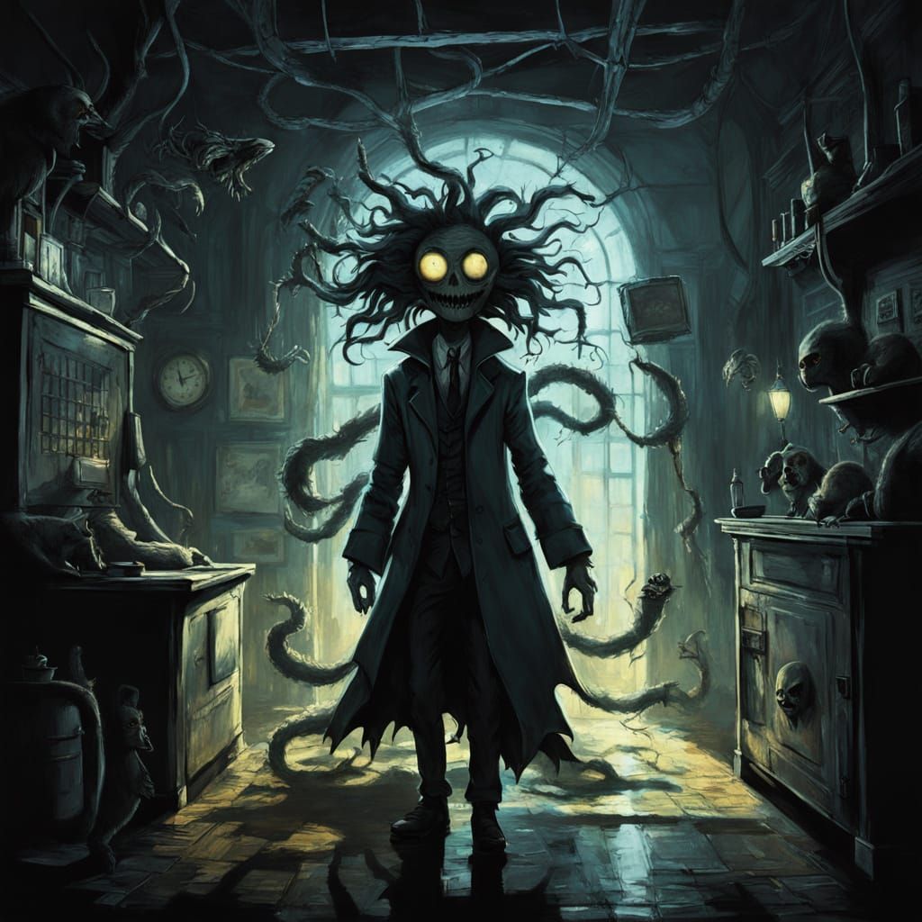 Mad Scientist's Basement Revealed with Chiaroscuro Lighting