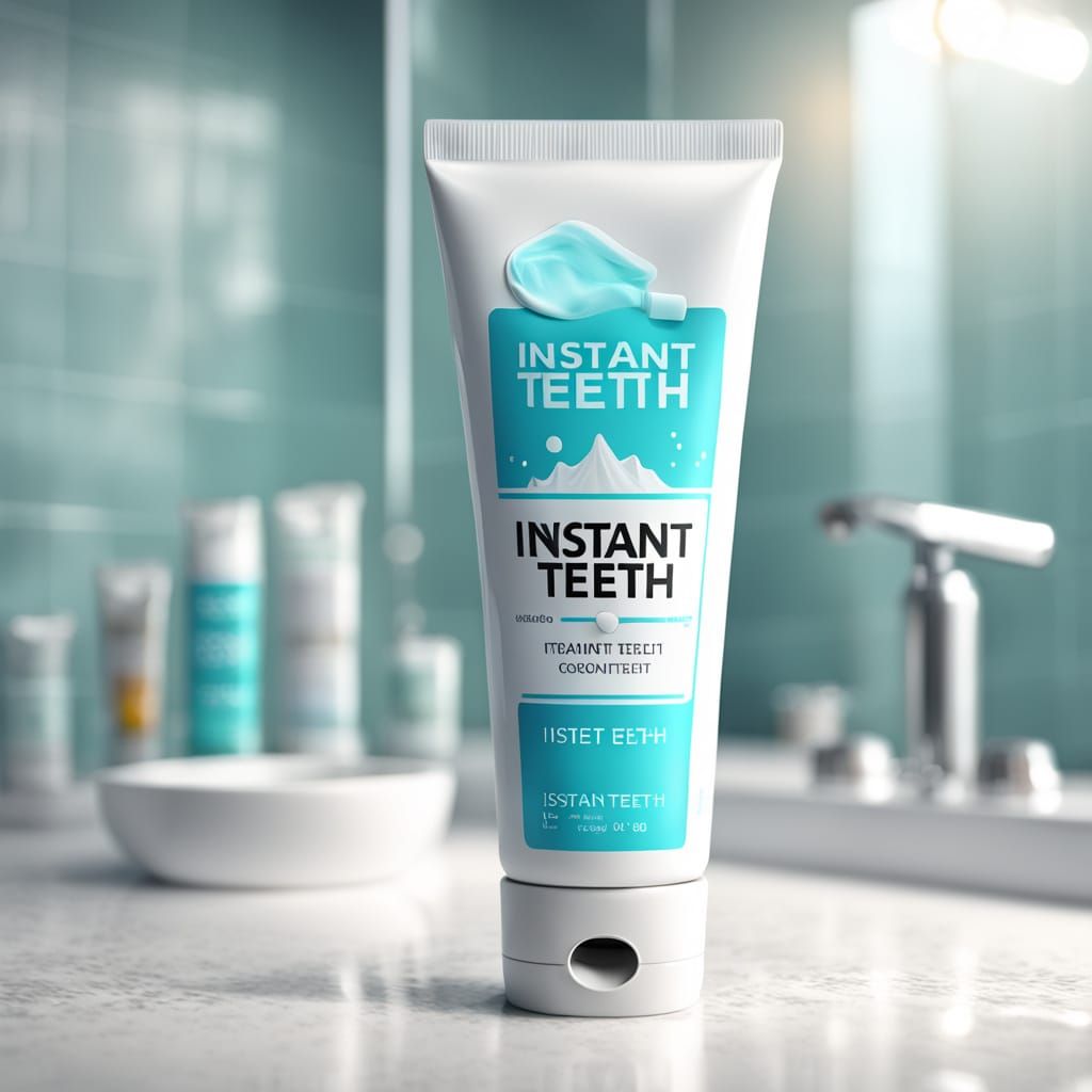 Vibrant Bathroom Essentials in Hyper-Realistic Digital Art